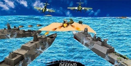 导弹发射战舰岛屿战争截图2