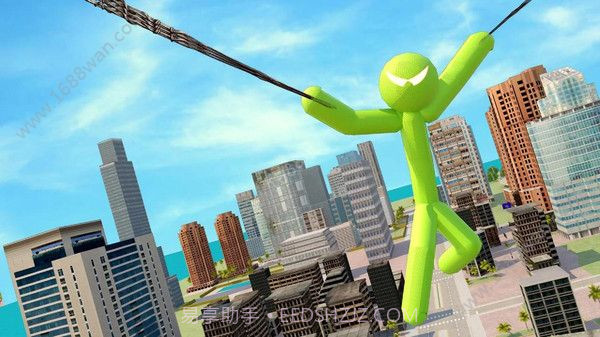 绿色火柴人城市英雄截图3 绿色火柴人城市英雄截图3