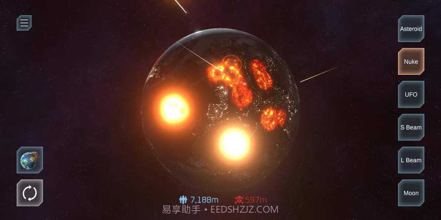星球毁灭模拟器后羿和如来神掌最新截图2 星球毁灭模拟器后羿和如来神掌最新截图2
