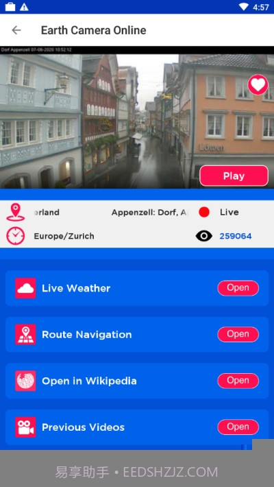 Earth Camera(全球在线摄像头)截图3 Earth Camera(全球在线摄像头)截图3