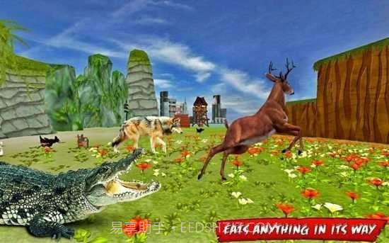 鳄鱼海滩攻击模拟器截图2