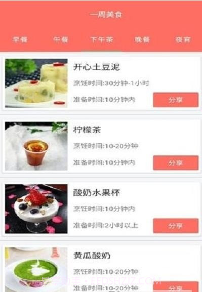一周美食截图1