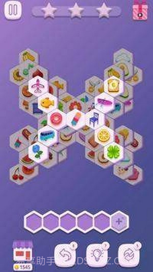 瓷砖六边形配对截图1