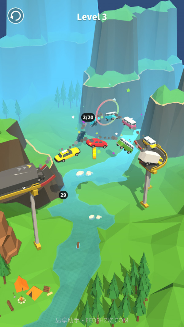 搭桥飞车截图2