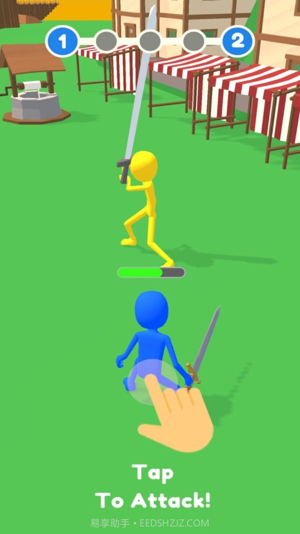 火柴人大刀战斗截图3