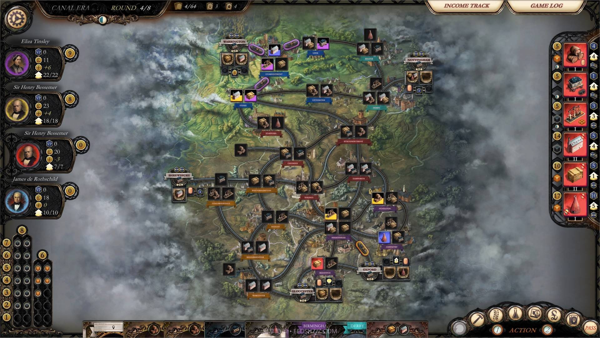 工业革命:伯明翰Brass:Birmingham官网版截图1 工业革命:伯明翰Brass:Birmingham官网版截图1