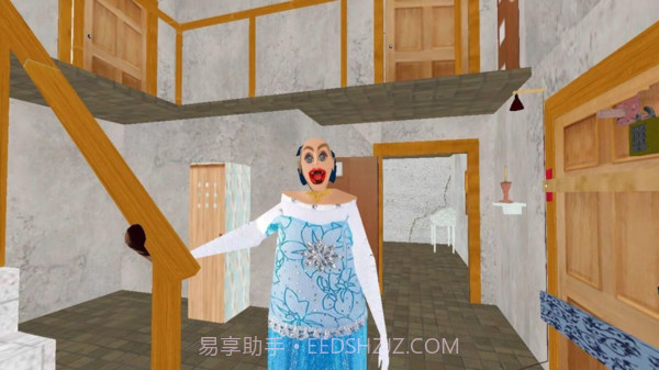 恐怖的蓝衣服奶奶截图1