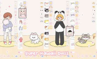 可爱娃娃游戏无限爱心版截图4