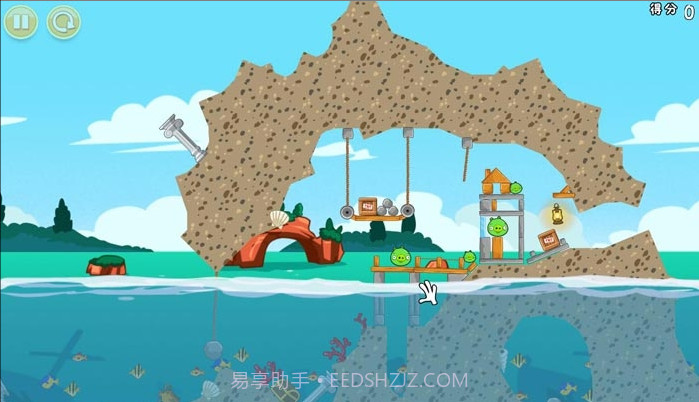 愤怒的小鸟：猪之夏日海洋版截图2