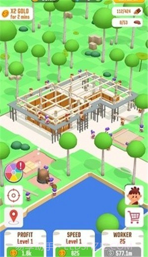 闲置丛林生存建筑大亨截图3 闲置丛林生存建筑大亨截图3