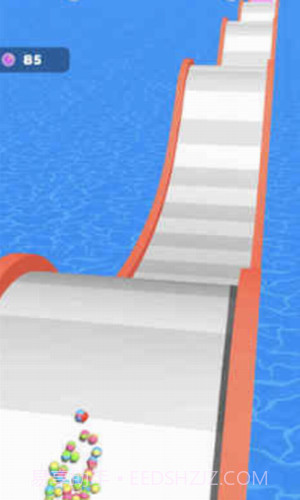 雪道飞球截图2