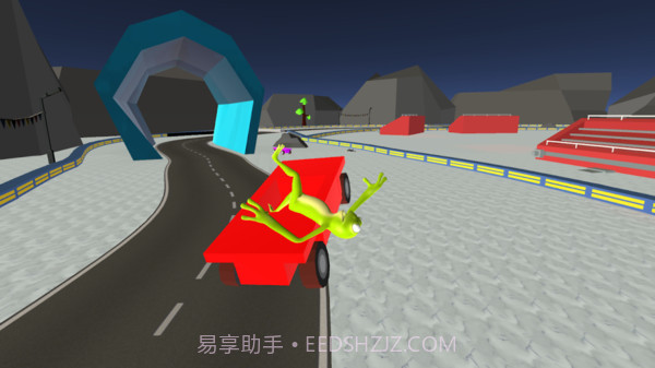 沙雕青蛙坐车截图1