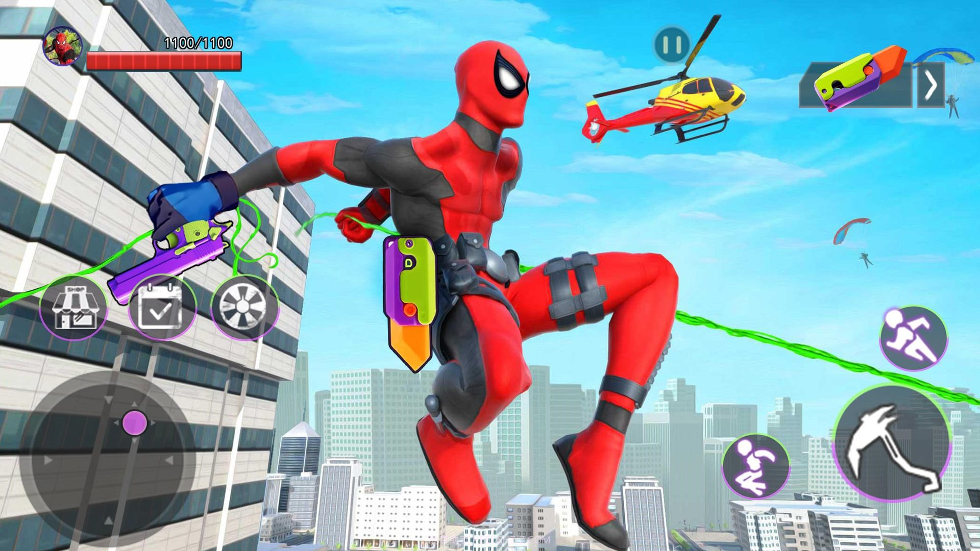 飞绳蜘蛛英雄截图1 飞绳蜘蛛英雄截图1