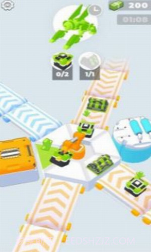 点击工厂机械臂3D截图1