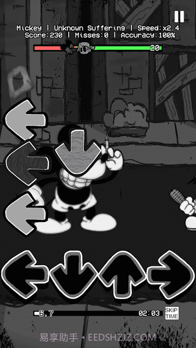 周五夜放克黑白米老鼠模组截图1 周五夜放克黑白米老鼠模组截图1