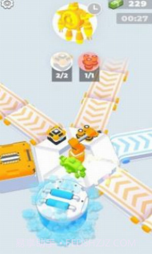 点击工厂机械臂3D截图2