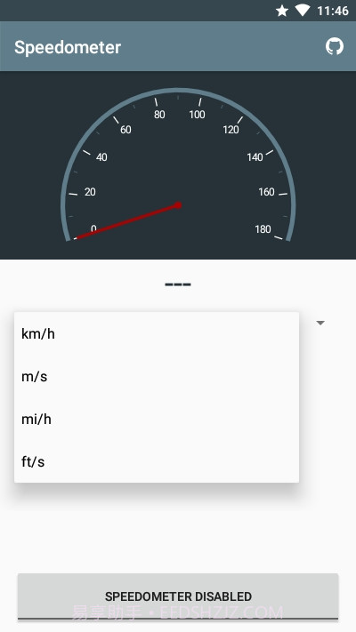 Speedometer(通知栏速度显示)截图2